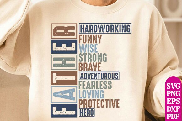 Father PNG, Best Dad Ever Funny Dad SVG for T-Shirt Designs