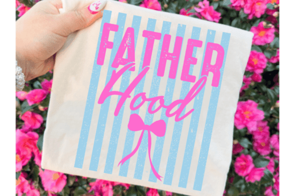 Fatherhood Retro Dad SVG for T-Shirt Designs