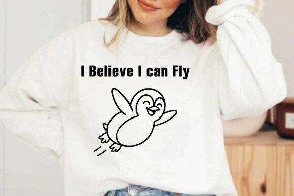 Funny Penguin SVG PNG T-Shirt Design for Blog Graphics