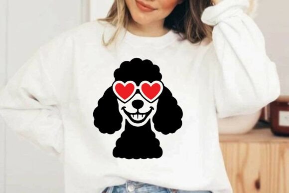 Funny Poodle SVG Clipart Vector Cut File for Branding and Packaging