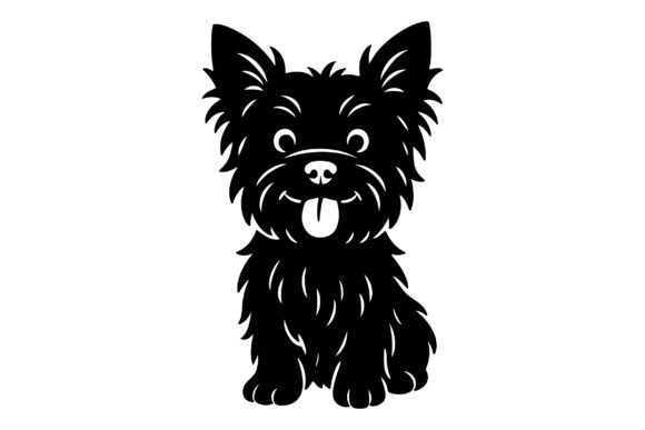 Funny Yorkie Svg Clipart Sublimation - A Playful Graphic Asset for Content Creators