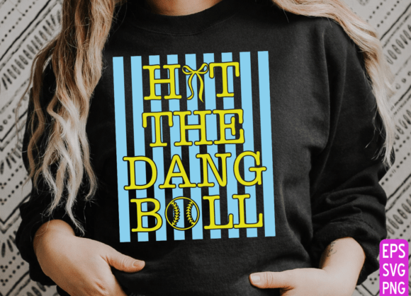 Hit the Dang Ball SVG PNG Review for Embroidery Projects
