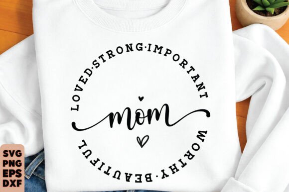 Mom Life SVG PNG for T-Shirt Designs and Graphics