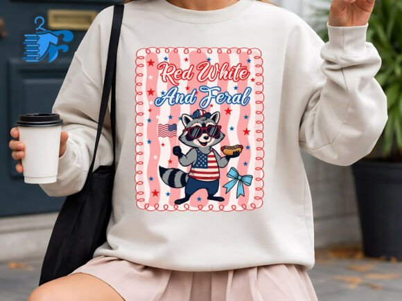 Red White and Feral SVG Review for Embroidery