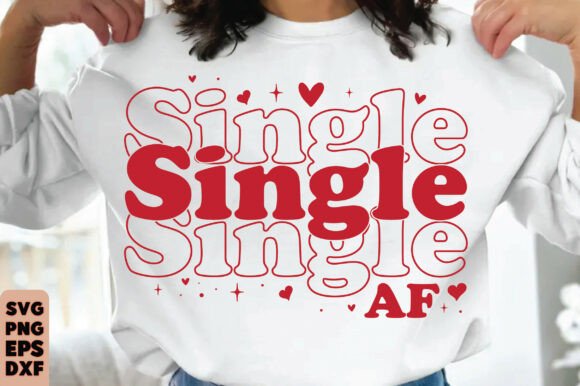 Single AF SVG for Local Business Branding and T-Shirt Designs