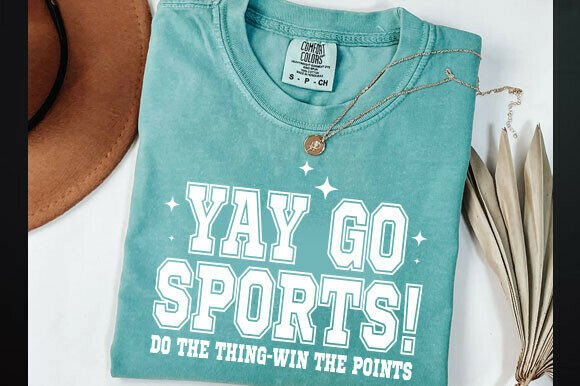 Yay Go Sports SVG for T-Shirt Designs and Graphics